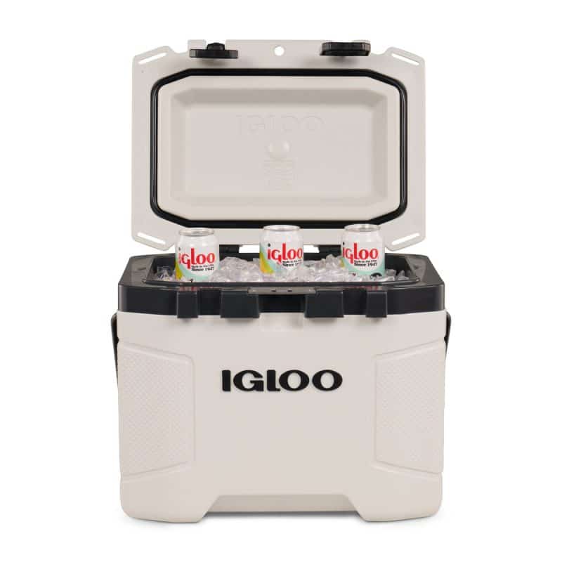 Custom Igloo® Trailmate 25 Qt Hard Side Cooler - Bone with Company Logo - Personalized Bulk Corporate Gift - 8