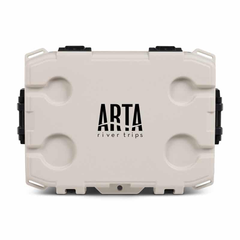 Custom Igloo® Trailmate 50 Qt Hard Side Cooler - Bone with Company Logo - Personalized Bulk Corporate Gift - 2