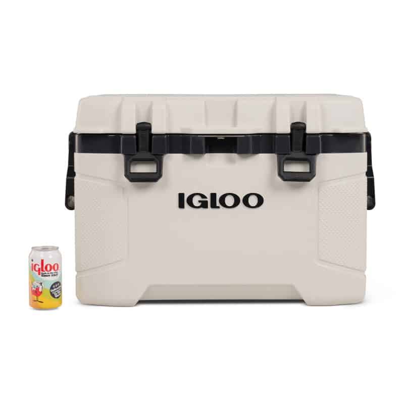 Custom Igloo® Trailmate 50 Qt Hard Side Cooler - Bone with Company Logo - Personalized Bulk Corporate Gift - 8