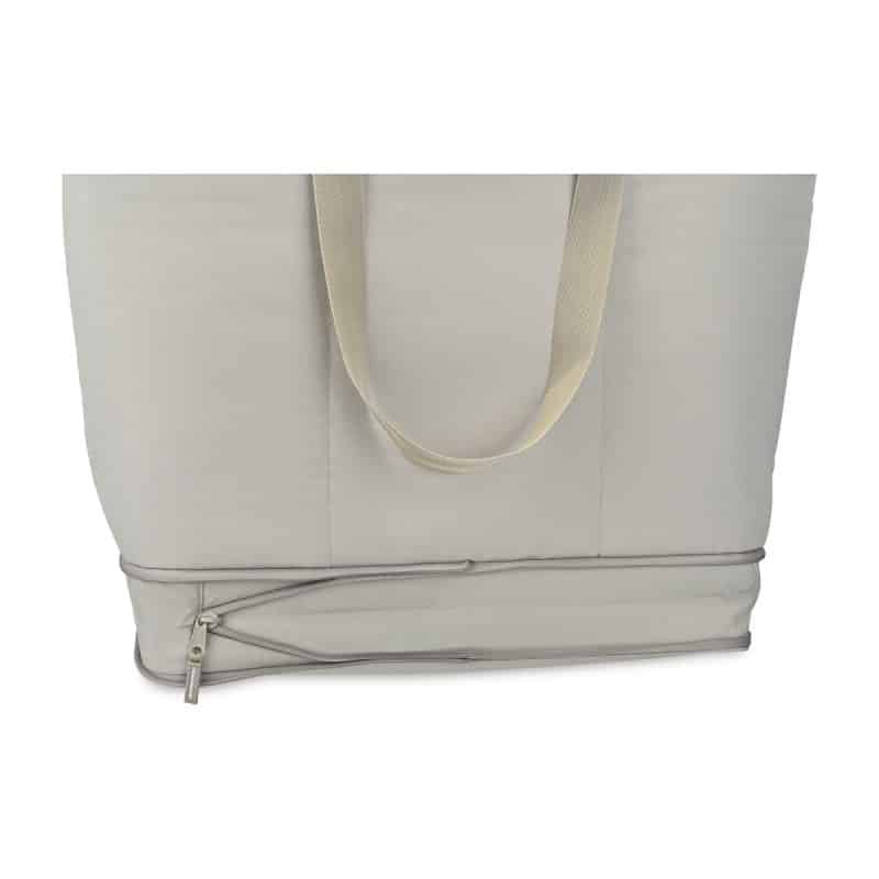 Custom KEEPCOOL® Rio Quilted Expandable Cooler - Latte with Company Logo - Personalized Bulk Corporate Gift - 4