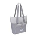 Custom Parkview Tote Cooler - Greystone with Company Logo - Personalized Bulk Corporate Gift - 2