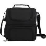 Custom Two Tier 12 Can Lunch Cooler with Company Logo - Personalized Bulk Corporate Gift - 1