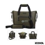 Custom iCOOL Castle Peak Waterproof Snap-Down 28-Can Cooler with Company Logo - Personalized Bulk Corporate Gift