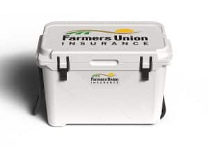 Custom 55 QT Wheeled Bison Cooler with Company Logo - Personalized Bulk Corporate Gift