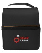 Custom Harriton ClimaBloc™ 8-Can Lunch Cooler Bag with Company Logo - Personalized Bulk Corporate Gift