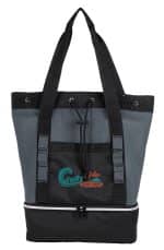 Custom Atchison® Brightwater Dual-Compartment Tote-Pack Cooler with Company Logo - Personalized Bulk Corporate Gift - 1