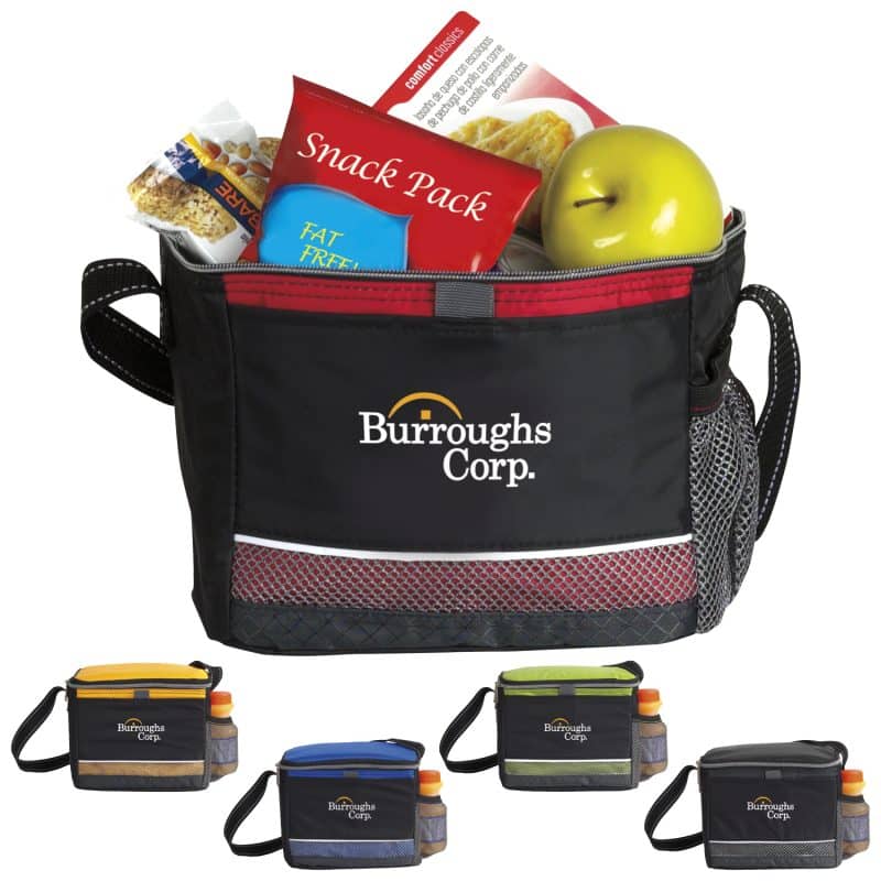 Custom Atchison® Icy Bright Lunch Cooler with Company Logo - Personalized Bulk Corporate Gift