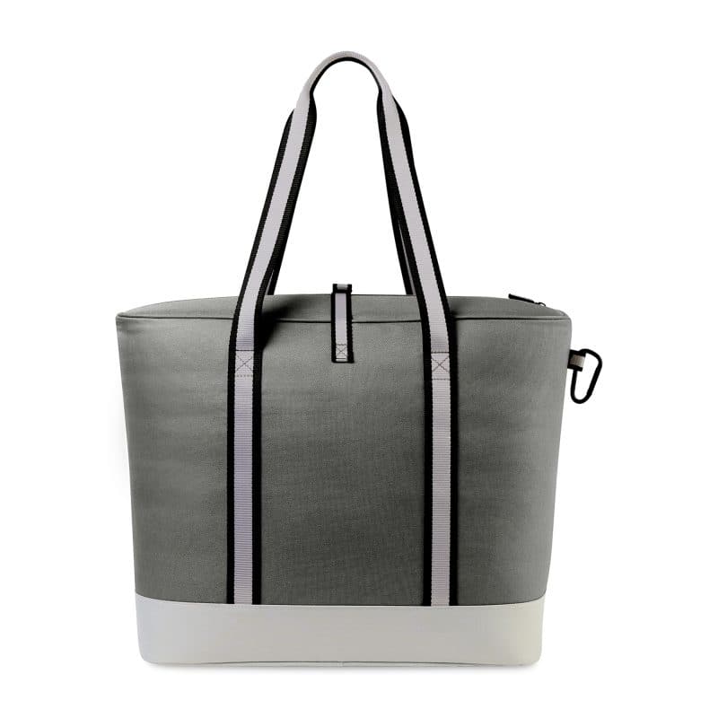 Custom Cuisinart Outdoors™ Cooler Tote - Medium Grey with Company Logo - Personalized Bulk Corporate Gift - 3