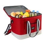 Custom Cuisinart Outdoors™ Square Cooler - Red with Company Logo - Personalized Bulk Corporate Gift - 2