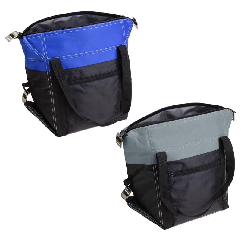 Custom Glacier Convertible Polyester Cooler Bag with Company Logo - Personalized Bulk Corporate Gift - 1