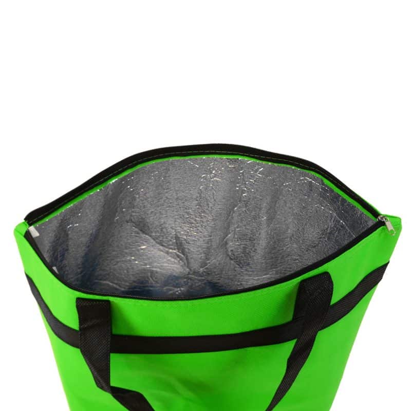 Custom Insulated Shopper Tote with Company Logo - Personalized Bulk Corporate Gift - 2