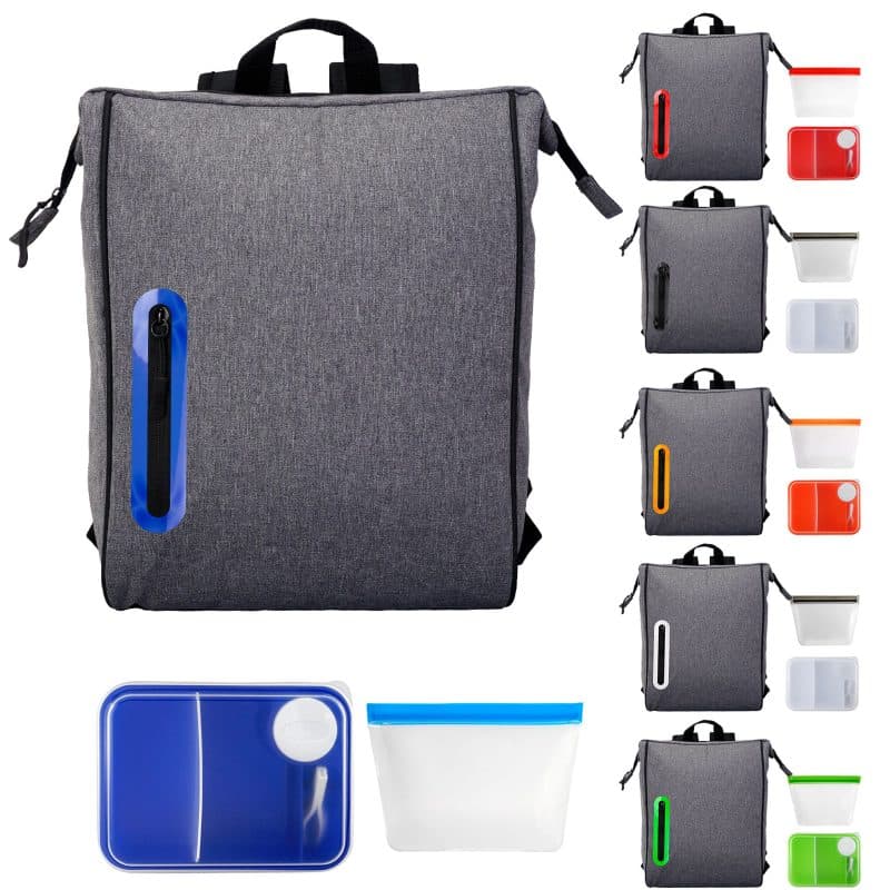 Custom On The Go Storage Oval Lunch Cooler with Company Logo - Personalized Bulk Corporate Gift - 1