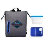 Custom On The Go Storage Oval Lunch Cooler with Company Logo - Personalized Bulk Corporate Gift - 2