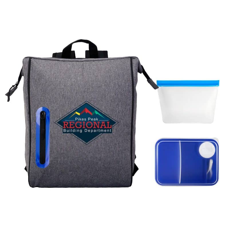 Custom On The Go Storage Oval Lunch Cooler with Company Logo - Personalized Bulk Corporate Gift - 2