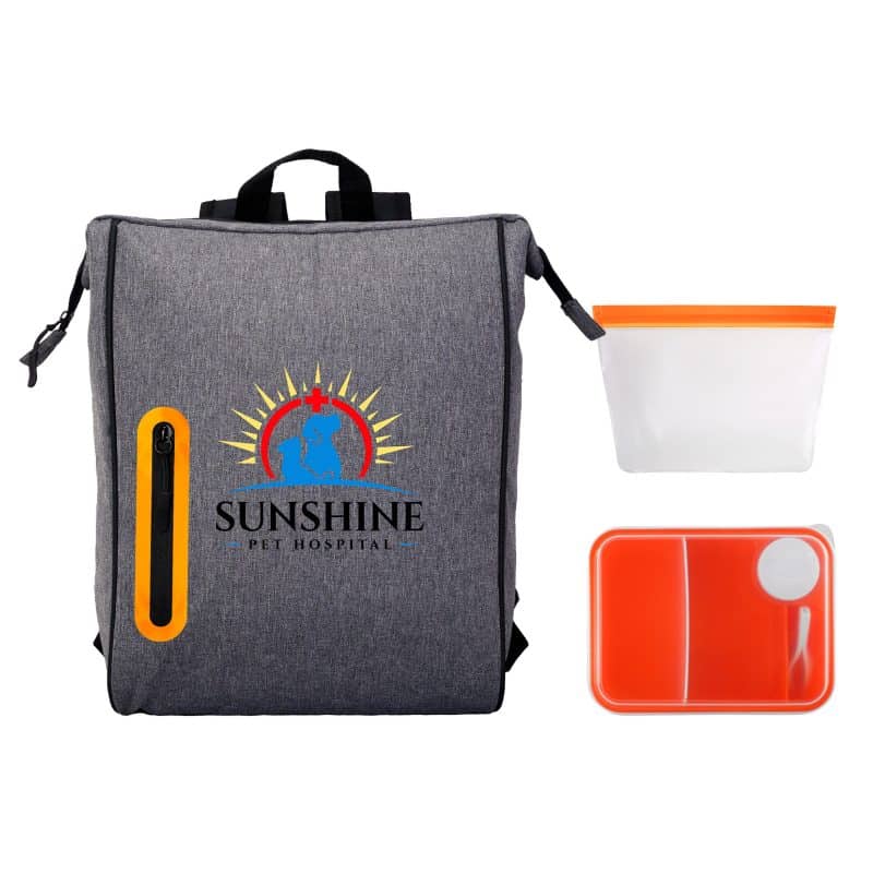 Custom On The Go Storage Oval Lunch Cooler with Company Logo - Personalized Bulk Corporate Gift - 6