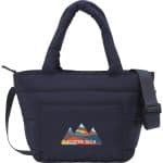 Custom Puffer Recycled 9 Can Tote Cooler with Company Logo - Personalized Bulk Corporate Gift - 2