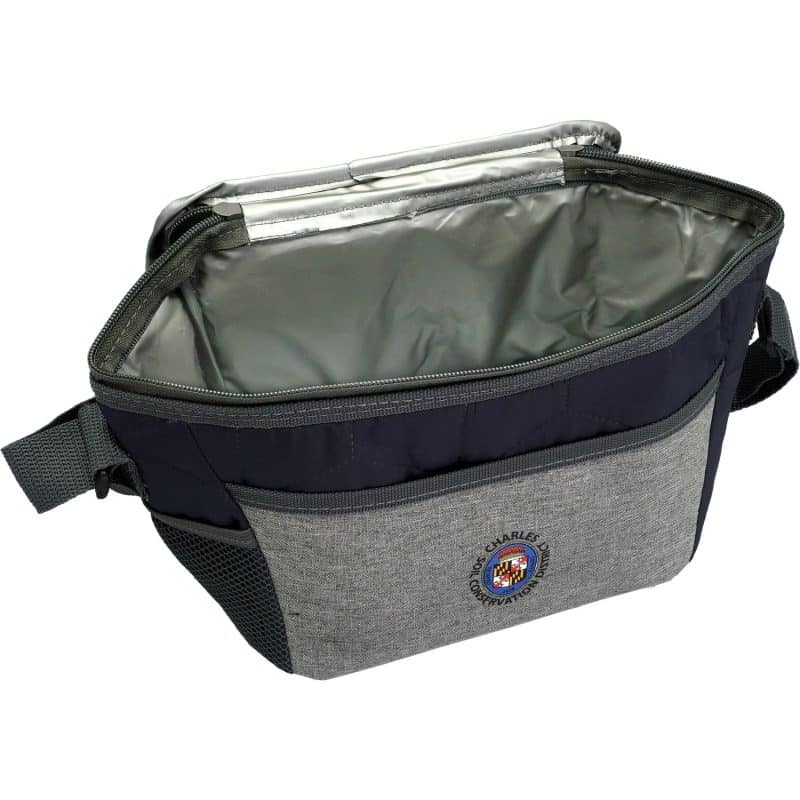 Custom Quilted Lunch Cooler with Company Logo - Personalized Bulk Corporate Gift - 4