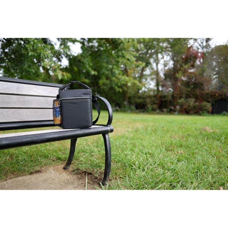 Custom Spirit Lunch Cooler - Black with Company Logo - Personalized Bulk Corporate Gift - 5