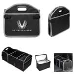 Custom Trunk Organizer With Cooler Bag with Company Logo - Personalized Bulk Corporate Gift