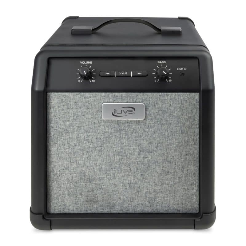 Custom iLive™ Cooler Pro Wireless Cooler Speaker - Black with Company Logo - Personalized Bulk Corporate Gift - 1