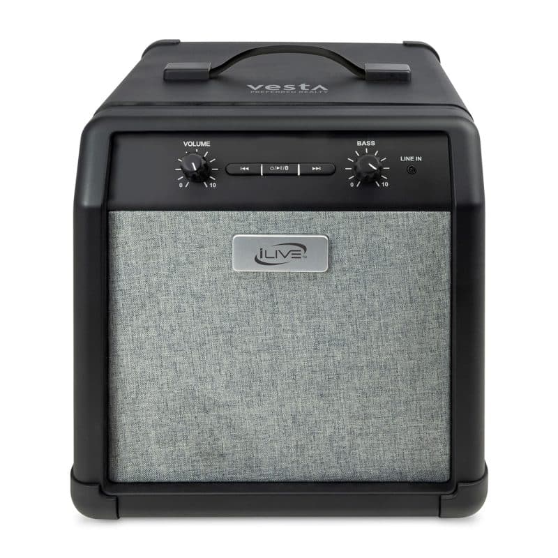Custom iLive™ Cooler Pro Wireless Cooler Speaker - Black with Company Logo - Personalized Bulk Corporate Gift