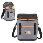 Custom Polaris 20-Can RPET Cooler Backpack with Company Logo - Personalized Bulk Corporate Gift