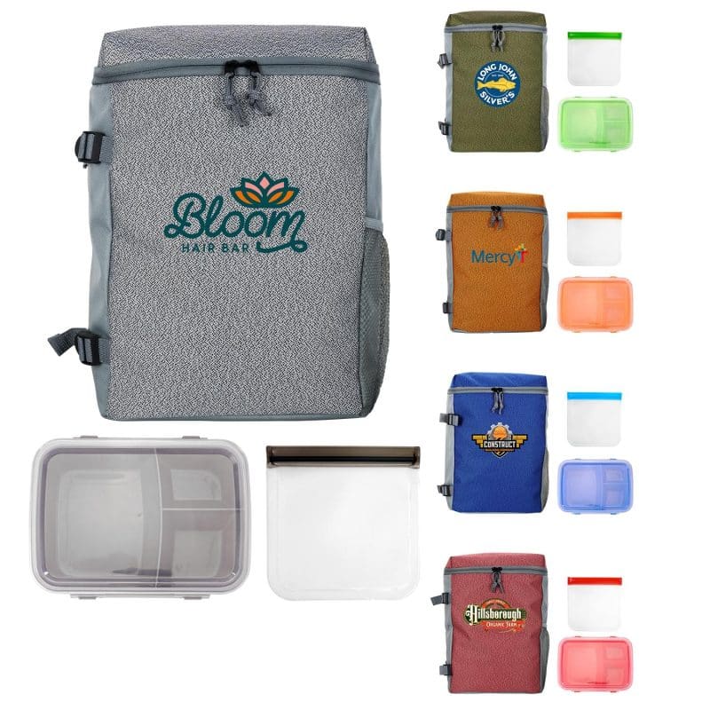Custom Speck Cooler Lunch To Go Sandwich Set with Company Logo - Personalized Bulk Corporate Gift