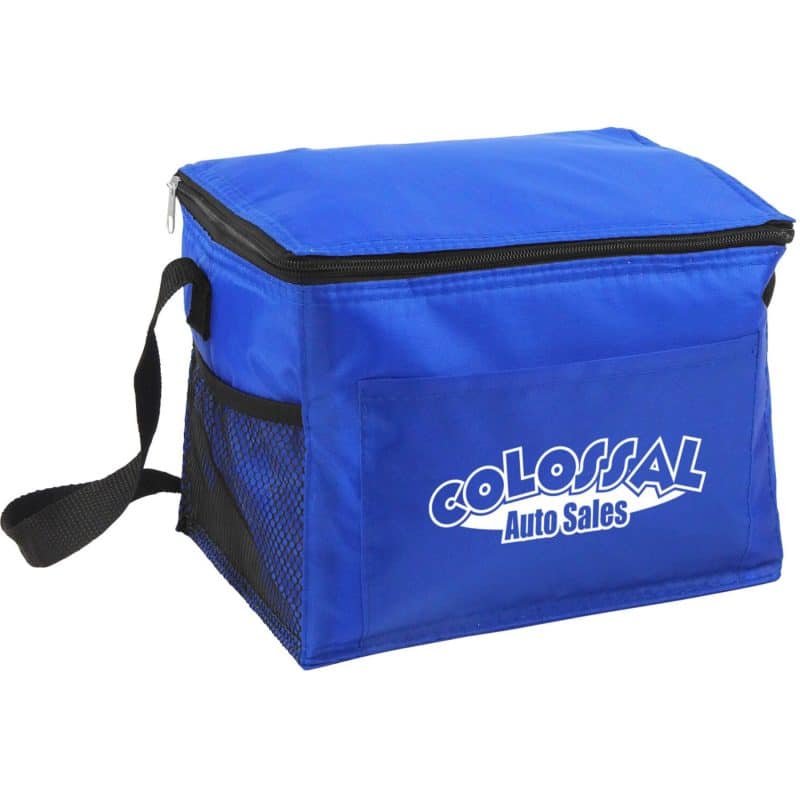 Custom Budget Cooler Bag with Company Logo - Personalized Bulk Corporate Gift - 4