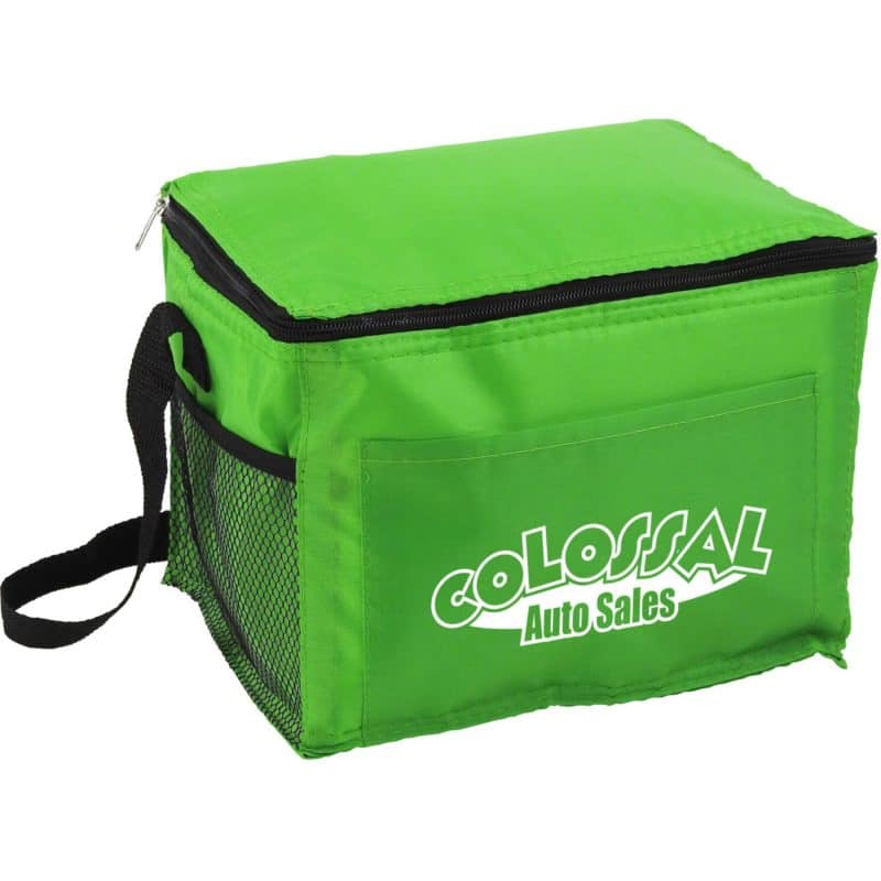 Custom Budget Cooler Bag with Company Logo - Personalized Bulk Corporate Gift - 5