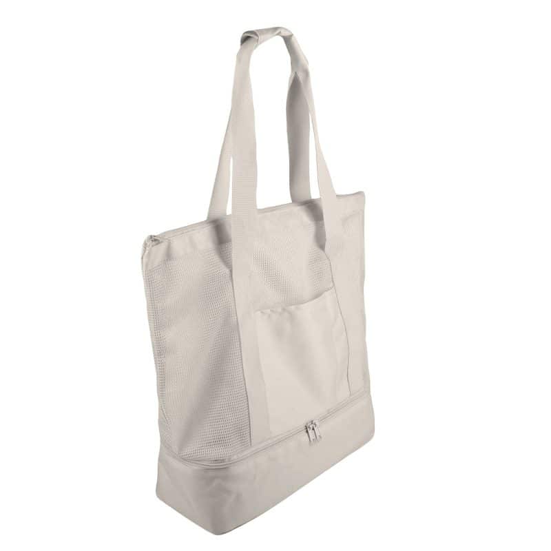 Custom RPET Mesh Beach Cooler Tote with Company Logo - Personalized Bulk Corporate Gift - 6