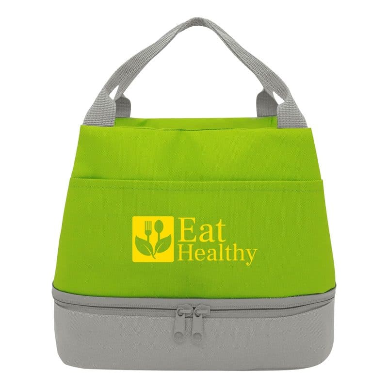 Custom Galley RPET Insulated Lunch Bag with Company Logo - Personalized Bulk Corporate Gift - 4
