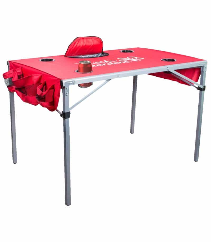 Custom Tailgate Table with Cooler with Company Logo - Personalized Bulk Corporate Gift
