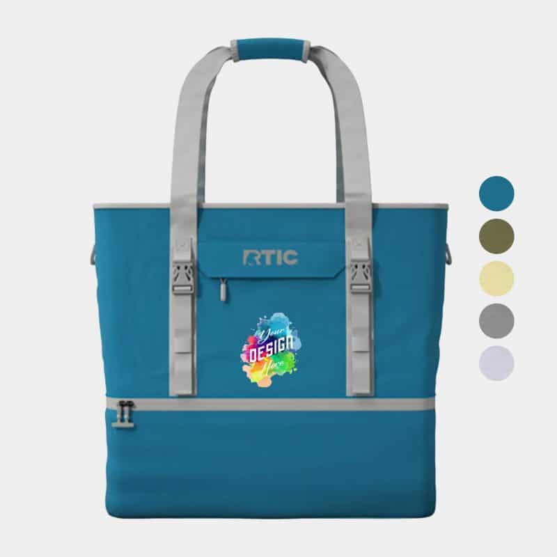 Custom 2-IN-1 RTIC® Hybrid Chillout Insulated Cooler Bag (18.38" x 16.63") with Company Logo - Personalized Bulk Corporate Gift