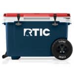 Custom 52 QT RTIC® Insulated Ultra-Light Wheeled Hard Cooler Ice Chest 29" x 18.75" with Company Logo - Personalized Bulk Corporate Gift - 5