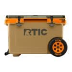 Custom 52 QT RTIC® Insulated Ultra-Light Wheeled Hard Cooler Ice Chest 29" x 18.75" with Company Logo - Personalized Bulk Corporate Gift - 6
