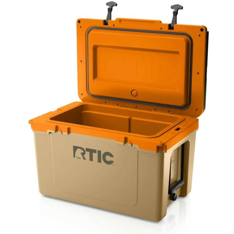 Custom 52 QT RTIC® Ultra-Light Insulated Hard Cooler Ice Chest 27.25" x 17" with Company Logo - Personalized Bulk Corporate Gift - 1