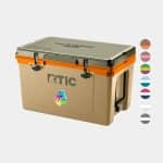Custom 52 QT RTIC® Ultra-Light Insulated Hard Cooler Ice Chest 27.25" x 17" with Company Logo - Personalized Bulk Corporate Gift