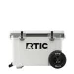 Custom 52 Qt. RTIC Ultra Light Cooler with Wheels with Company Logo - Personalized Bulk Corporate Gift - 1