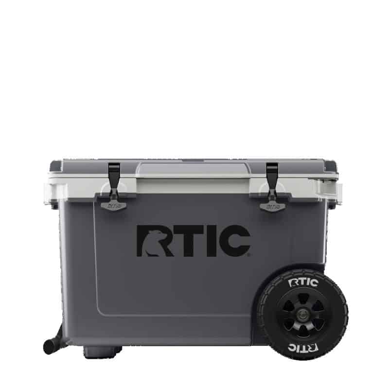 Custom 52 Qt. RTIC Ultra Light Cooler with Wheels with Company Logo - Personalized Bulk Corporate Gift - 2