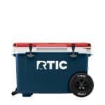 Custom 52 Qt. RTIC Ultra Light Cooler with Wheels with Company Logo - Personalized Bulk Corporate Gift - 3