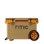 Custom 52 Qt. RTIC Ultra Light Cooler with Wheels with Company Logo - Personalized Bulk Corporate Gift - 4