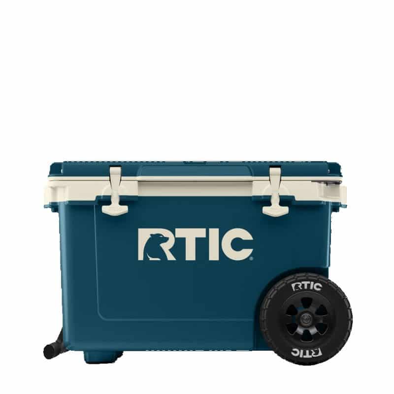Custom 52 Qt. RTIC Ultra Light Cooler with Wheels with Company Logo - Personalized Bulk Corporate Gift - 5