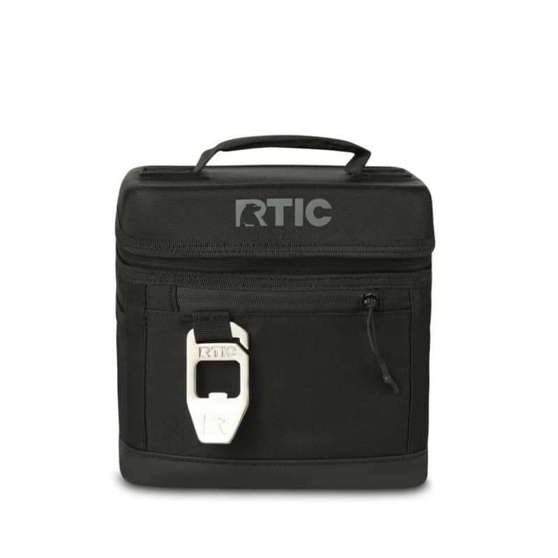 Custom 6-Can RTIC® Soft Pack Insulated Cooler Bag w/ Bottle Opener 8.5" x 7.5" with Company Logo - Personalized Bulk Corporate Gift - 5