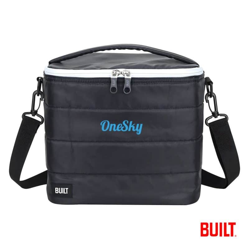 Custom BUILT® Puffer Lunch Crossbody with Company Logo - Personalized Bulk Corporate Gift