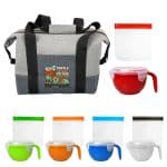 Custom Bay Noodle & Sandwich Picnic Chiller with Company Logo - Personalized Bulk Corporate Gift