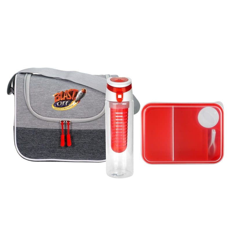 Custom Bay On The Go Infuser Lunch Set with Company Logo - Personalized Bulk Corporate Gift - 9