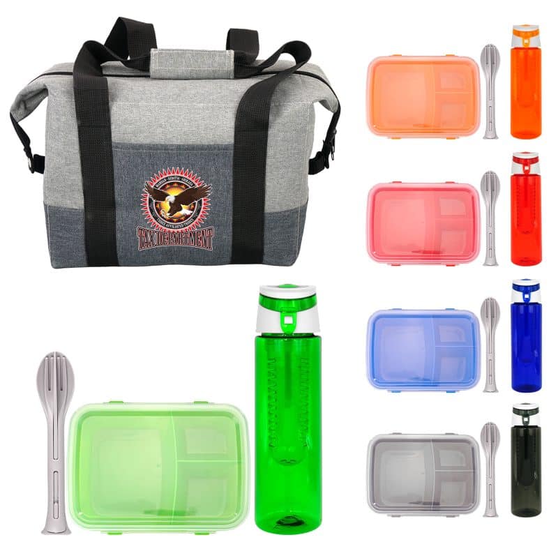 Custom Bay To Go Picnic Chiller with Company Logo - Personalized Bulk Corporate Gift