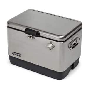 Coleman Reunion 54Qt Steel Belted Stainless Steel Cooler
