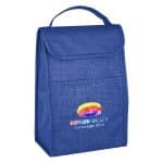 Custom Crosshatch Lunch Bag with Company Logo - Personalized Bulk Corporate Gift - 4