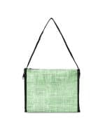 Custom Denim Pattern Non-Woven 6-Pack Lunch Cooler Bag with Company Logo - Personalized Bulk Corporate Gift - 4